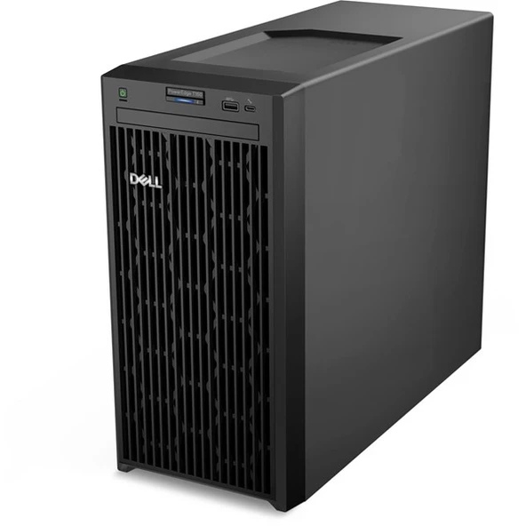DELL T150 PET150SPL5 E-2314 1x16gb 1x480gb SSD 365w 5U Tower Sunucu PERC H355 Adapter, Full Height - Resim 5