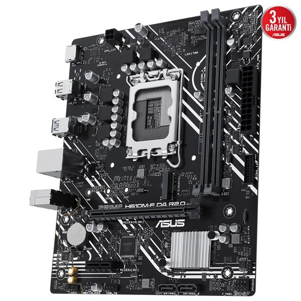 ASUS PRIME H610M-F R2.0 DDR4 HDMI PCIe 16X v4.0 1700p mATX - 4