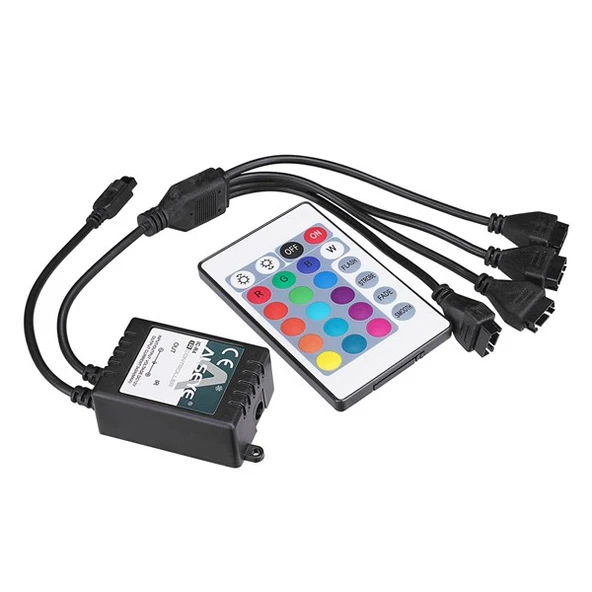 RAMPAGE IC-R4 SATA Güç Besleme Kumandalı 4 Kanal RGB Aydınlatma