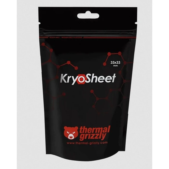 Thermal Grizzly KryoSheet TG-KS-33-33 33x33x0.2mm AM5 Uyumlu Termal PAD - 4