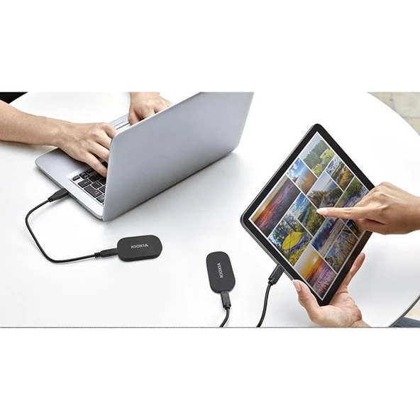 KIOXIA 1TB EXCERIA PLUS PORTABLE G2 LXD20K001TG8 USB 3.2 SSD HARİCİ DİSK - Resim 3