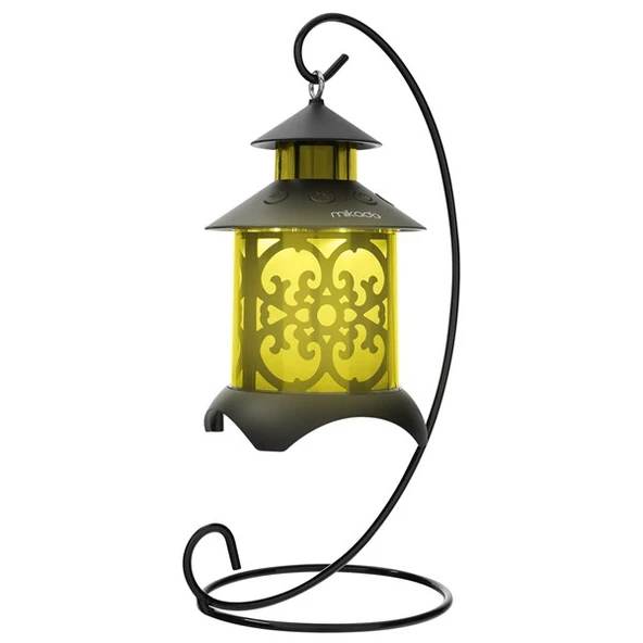 MIKADO MD-20BT Siyah 5W 1200mAh BT-LED Işıklı Bluetooth Hoparlör ürün görseli 1