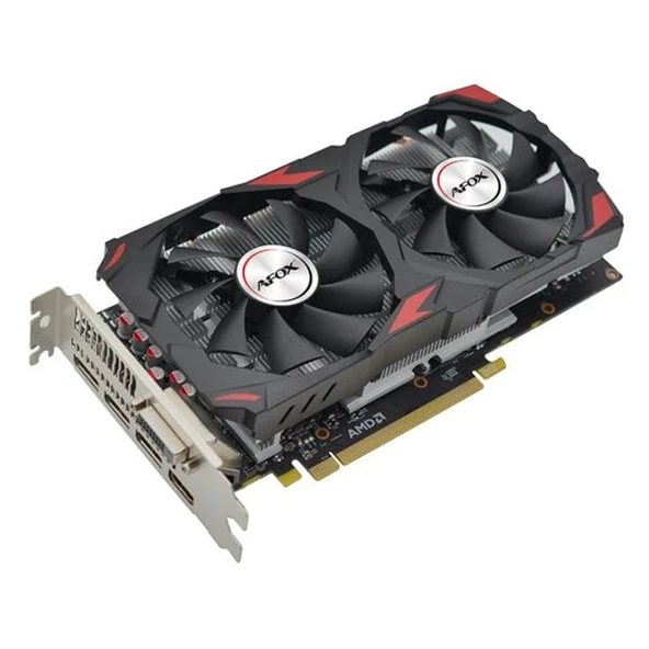 AFOX 8GB RX580 AFRX580-8192D5H3 v3 GDDR5 256bit HDMI-DP-DVI PCIE 3.0 - Resim 2