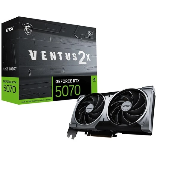 MSI RTX5070 12GB VENTUS 2X 12G OC GDDR7 192bit HDMI DP PCIe 5.0