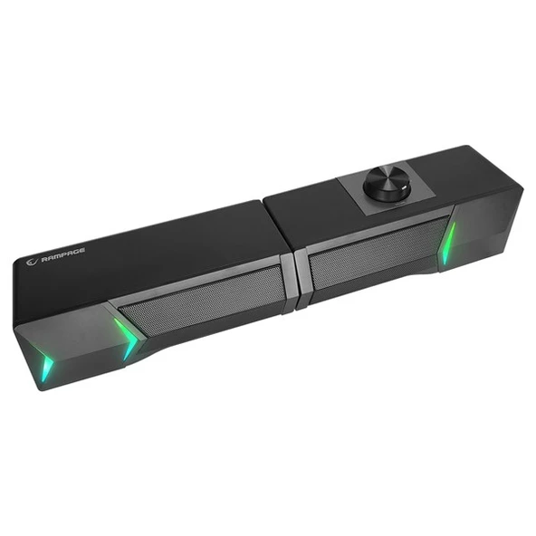Rampage Elegant X10 2.0 Bluetooth'lu Rms 3W*2 RGB Işıklı Multimedia Usb 5V 45dB Gaming Oyuncu Speaker - 3