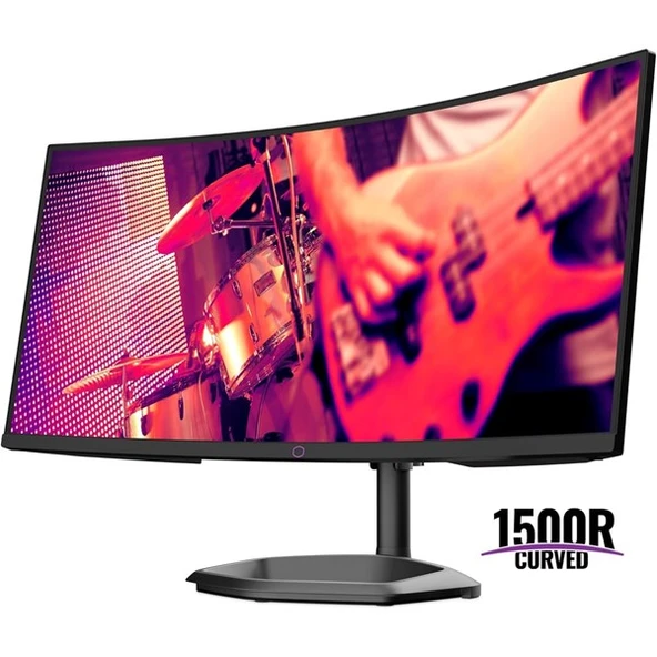COOLERMASTER 34" VA GM34-CWQ 0.5MS 165HZ HDMI-DP USBC KAVISLI GAMING MONİTÖR 3440X1440 - Resim 6