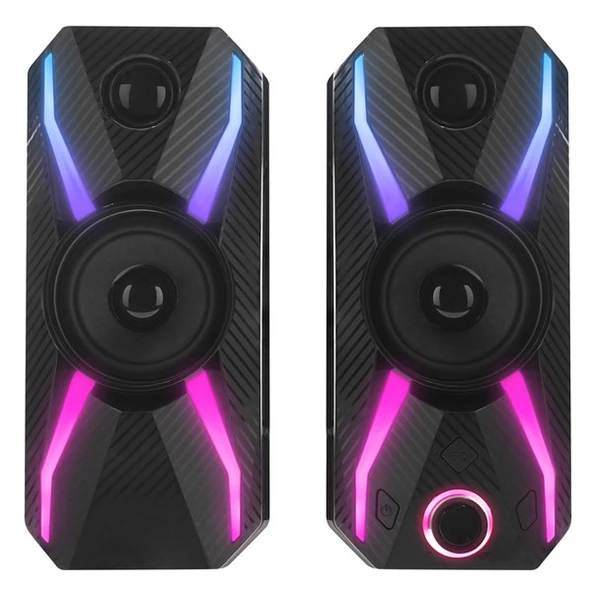 Rampage RMS-X5 2.0 Siyah Multimedia Gaming USB Speaker - 2
