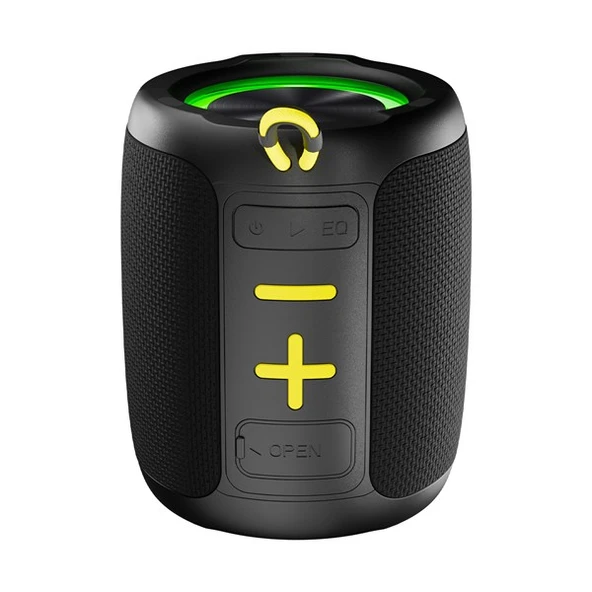 MIKADO  MD-60BT Spica Siyah 13W 1800mAh BT/TF/USB/ECO Led Işıklı Speaker - 4