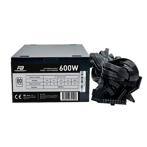 POWERBOOST 600W 80+ PB600WB 12CM FANLI POWER SUPLLY - 3
