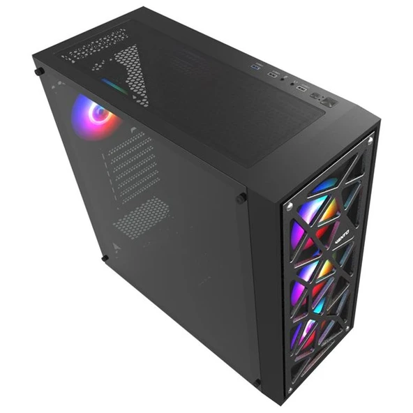 VENTO 850W 80+ VG12AL 4X-RGB GAMING E-ATX PC KASASI - Resim 3