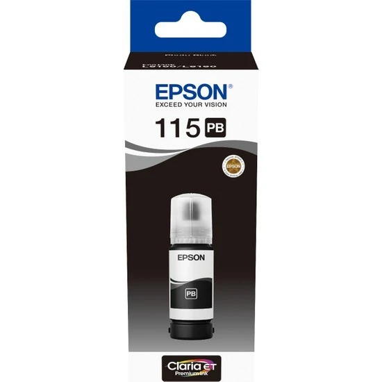 EPSON C13T07D14A (115) Foto Siyah 70ml Tanklı Sistem Mürekkebi