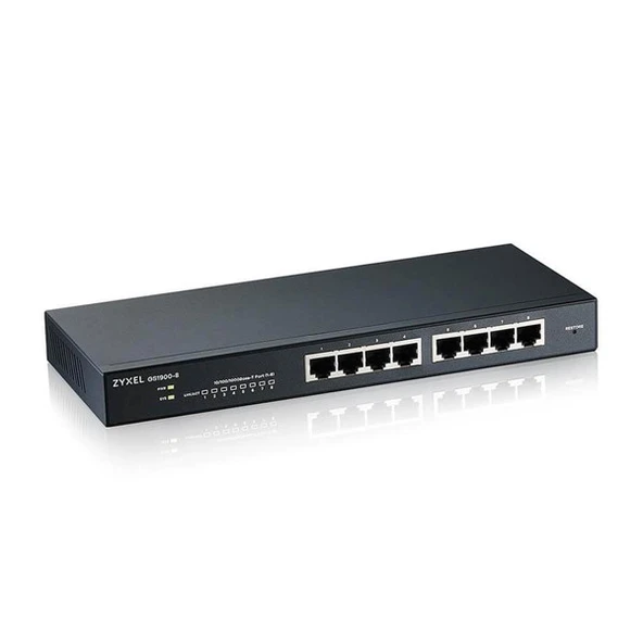 ZYXEL 8port GS1900-8 v2 Gigabit Yönetilebilir Swıtch - 2