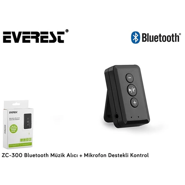 Everest ZC-300 Bluetooth Müzik Alıcı + Mikrofon Destekli Kontrol - 5