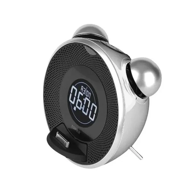 EDIFIER IF230W Tick Tock Dock 9W RMS iPod iPhone Uyumlu FM Radyolu Beyaz Bluetooth Hoparlör - 2