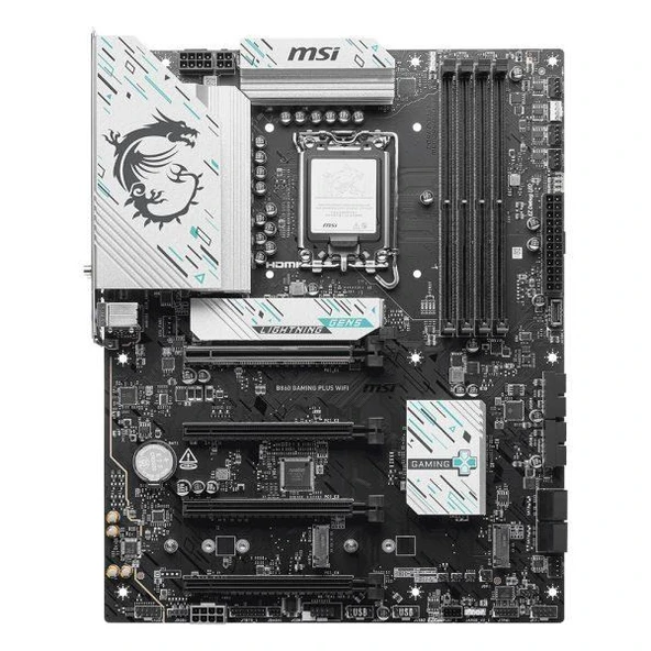 MSI B860 GAMING PLUS WIFI-7 DDR5 HDMI-DP PCIE 5.0 1851P ATX - 2
