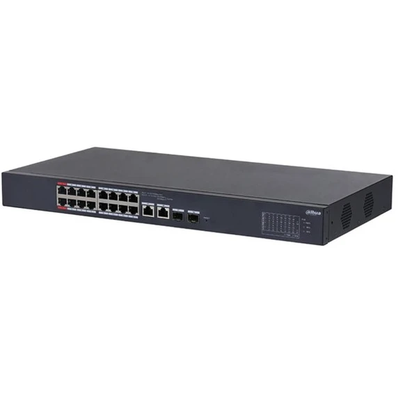 DAHUA 16port 135w FULL PoE CS4218-16ET-135 GIGABIT Yönetilebilir Switch ürün görseli
