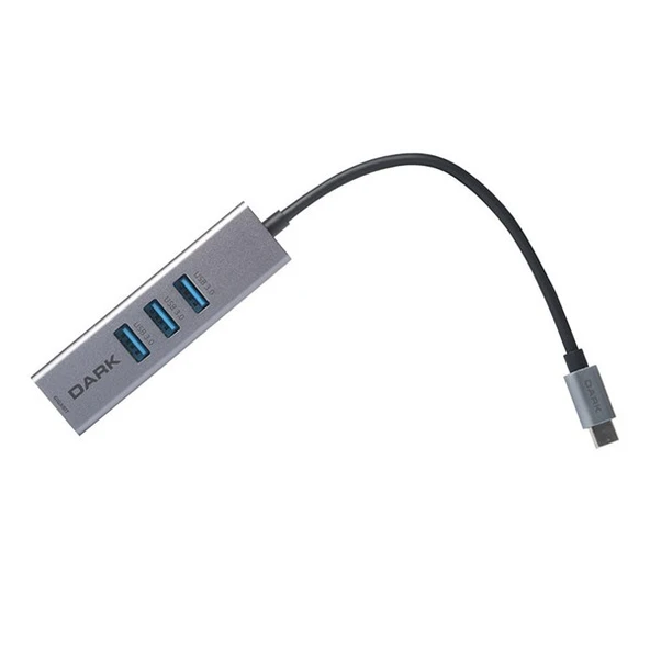 DARK DK-AC-U31X3GL Gigabit USB 3.0 Ethernet 3x USB Çoklayıcı - 2