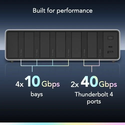 LEXAR PROFESSIONAL WORKFLOW LPWF800N-4A1NGL-Thunderbolt 4 Yukseltmesı Ve 6 Modul Yuvası - 4