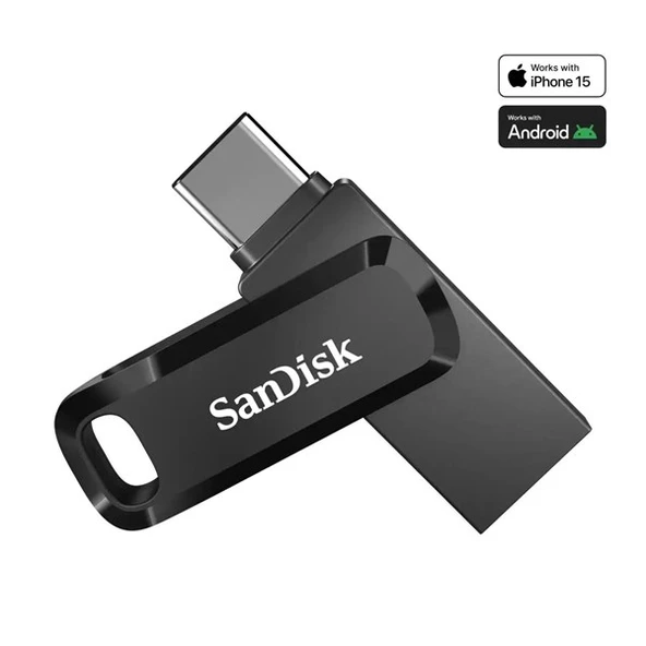 SANDISK 128GB ULTRA DUAL DRIVE GO SDDDC3-128G-G46L TYPE-C USB BELLEK