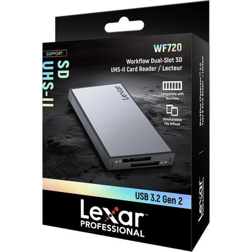 LEXAR PROFESSINAL PROFESSIONAL WORKFLOW DUAL-SLOT LPWF720N-4ANGL HARİCİ KART OKUYUCU - 8