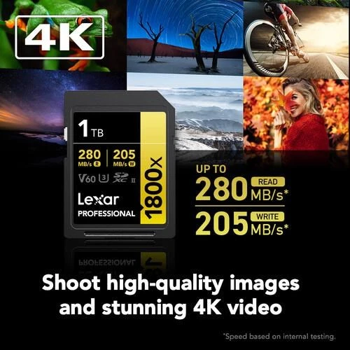LEXAR 1TB PROFESSIONAL 1800X LSD1800001T-BNNNU SDHC HAFIZA KARTI - 5