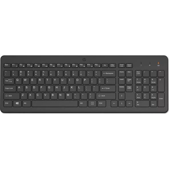 HP 225 805T1AA Kablosuz Türkçe Q Klavye Siyah