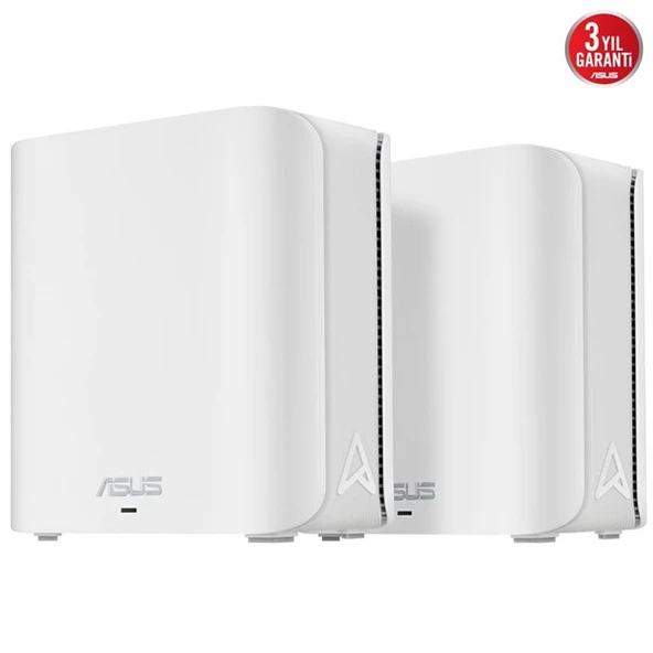 ASUS ZENWIFI BD4 BE3600 WIFI-7 ROUTER 2-li paket beyaz ürün görseli 1