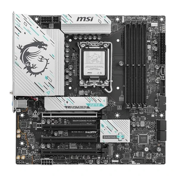MSI B860M GAMING PLUS WIFI-7 DDR5 HDMI-DP PCIE 5.0 1851P mATX - 2