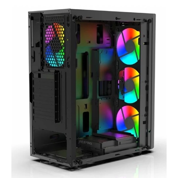 INCA EMG-15XB Gaming Mid-Tower PC Kasası ARGB Kontrolcü - Resim 4