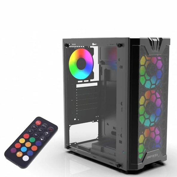 INCA EMG-15XB Gaming Mid-Tower PC Kasası ARGB Kontrolcü ürün görseli 1