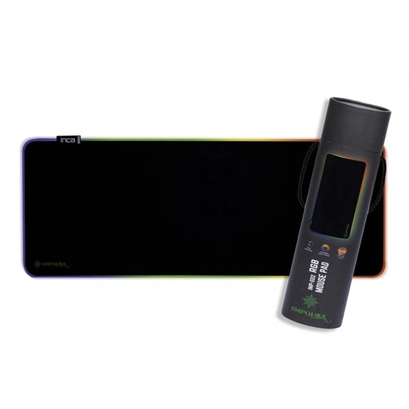 INCA IMP-022 RGB Led Aydınlatmalı Siyah Gaming Mouse Pad 770x295x3mm - 4