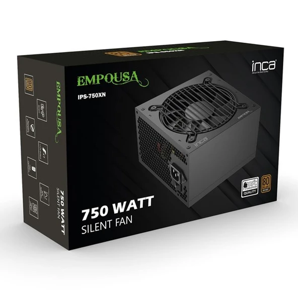 INCA 850W 80+ GOLD EMPOUSA IPS-850XN Tam Modüler Power Supply - Resim 8