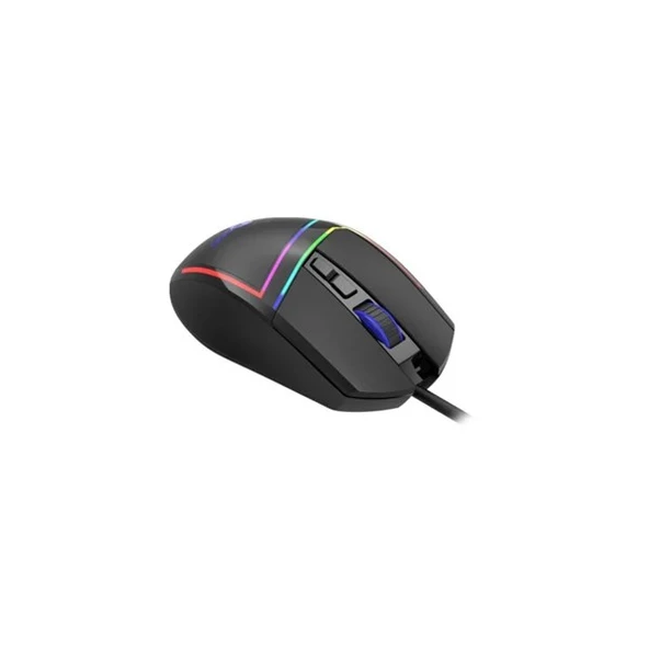 LENOVO LECOO MS106 USB RGB Led Aydınlatmalı 3200dpi Gaming Optic Siyah Mouse - 3