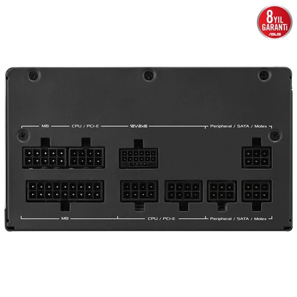 ASUS 850W 80+ GOLD PRIME AP-850G PCIE 5.0 TAM MODÜLER POWER SUPPLY - Resim 9