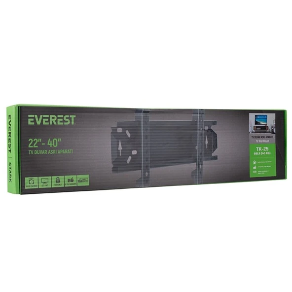 EVEREST 37/42" TK-25 Duvara Monte Askı Aparatı - 5