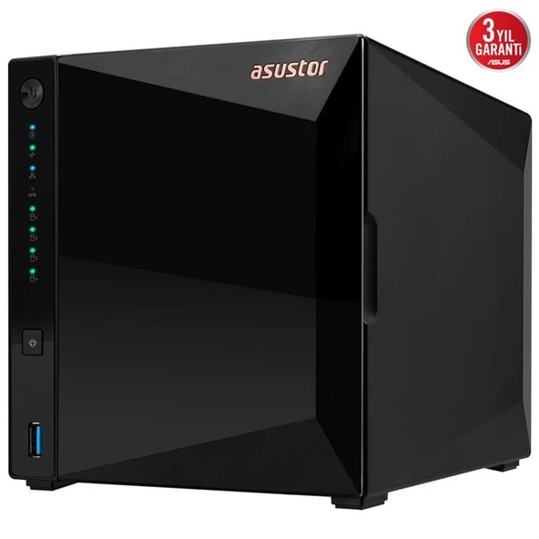 ASUSTOR AS3304T V2 REALTEK QC-2GB RAM-4-diskli NAS SUNUCU (disksiz) - 5