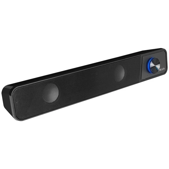 Mikado MD-69S Siyah 3Wx2 Led Işıklı Multimedia Soundbar Speaker - 2