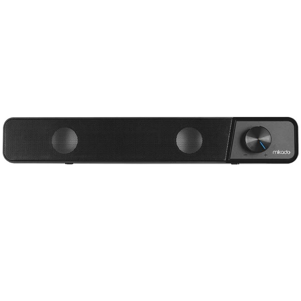 Mikado MD-69S Siyah 3Wx2 Led Işıklı Multimedia Soundbar Speaker - 3