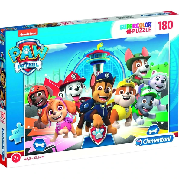 Clementoni 180 Parçalı Yapboz Paw Patrol İş Başında Puzzle Clementoni 7 Yaş ve Üzeri Çocuk Yapbozu