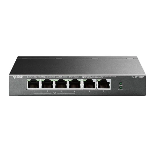TP-LINK 6-PORT 67W 4-PORT POE TL-SF1006P 10/100 YÖNETİLEMEZ SWITCH ürün görseli 1