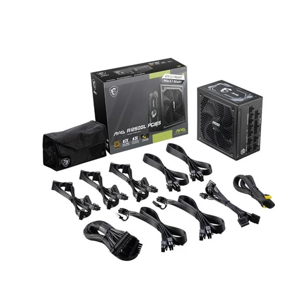 MSI 1250W 80+ GOLD MAG A1250GL PCIE 5.1 TAM MODÜLER POWER SUPPLY - 5