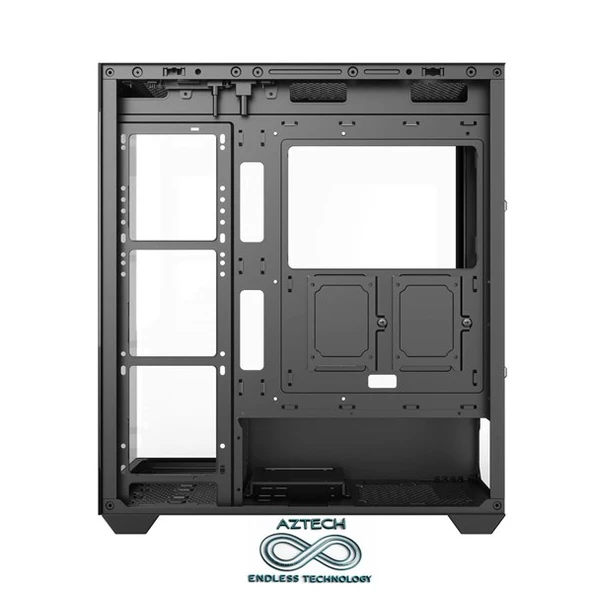 AZTECH AZT101 B Gaming Mid-Tower PC Kasası RGB Switch - 5