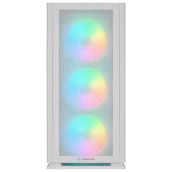 RAMPAGE VANGUARD V2 GAMING EATX PC KASASI BEYAZ - 2
