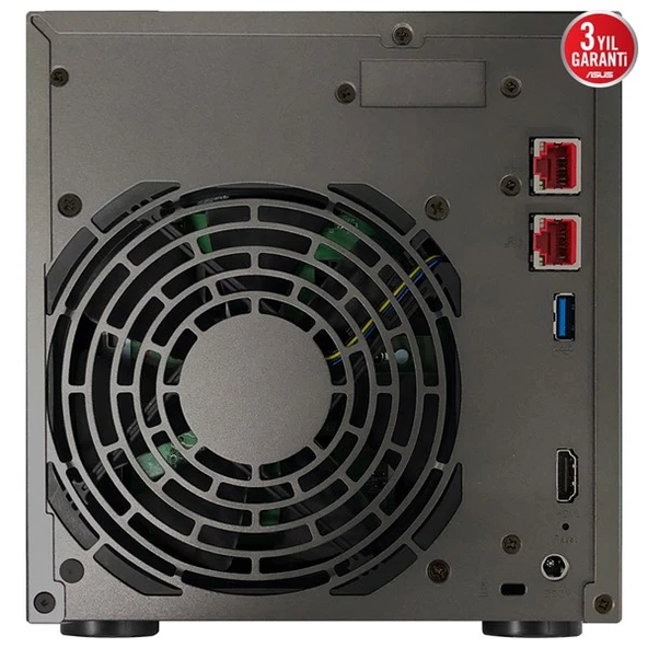 ASUSTOR LOCKERSTOR 4 Gen2 AS6704T-16GB CELERON N5105-16GB RAM-4diskli Nas Server (Disksiz) - 6