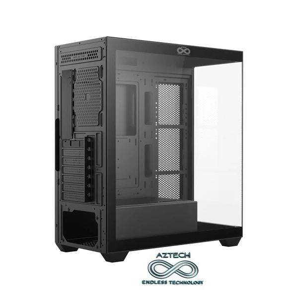 AZTECH AZT101 B Gaming Mid-Tower PC Kasası RGB Switch - 2