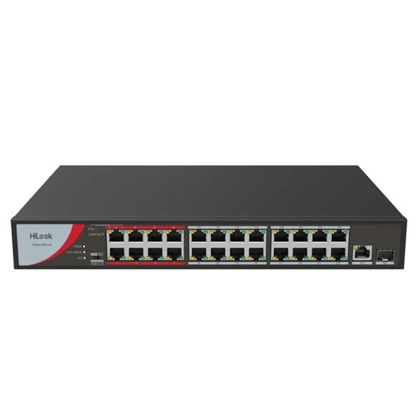 HILOOK 16port NS-0318P-130(B) 10/100 1-SFP 130W FULL POE SWITCH - 2