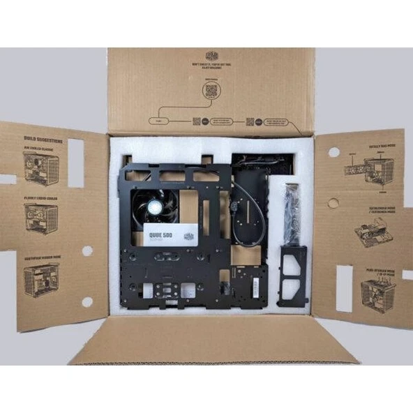 COOLERMASTER MasterBox QUBE 500 TG Q500-WGNN-S00 GAMING MID-TOWER PC KASASI BEYAZ - 7