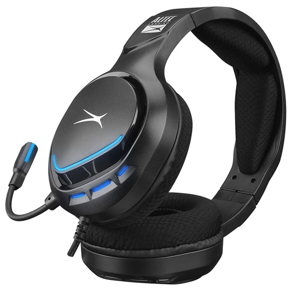 Altec Lansing ALGH9603 Siyah PS4/XBOX/Mobil Uyumlu USB 3.5mm Mavi Ledli Gaming Mikrofonlu Kulaklık - 4