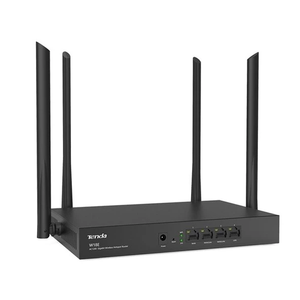 TENDA W18E 4port 128mb Kablosuz (Wlan) Router 80 kullanıcıya kadar VPN - 2