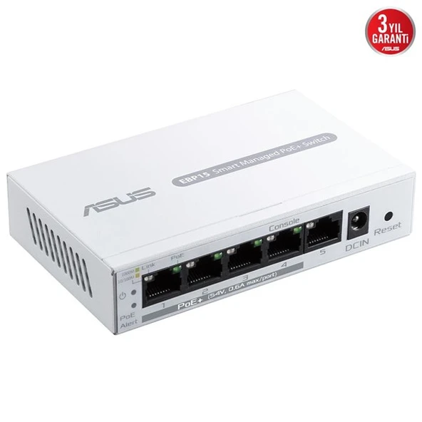 ASUS 5port EBP15 GIGABIT 60W 4port PoE YÖNETİLEBİLİR SWITCH - 2